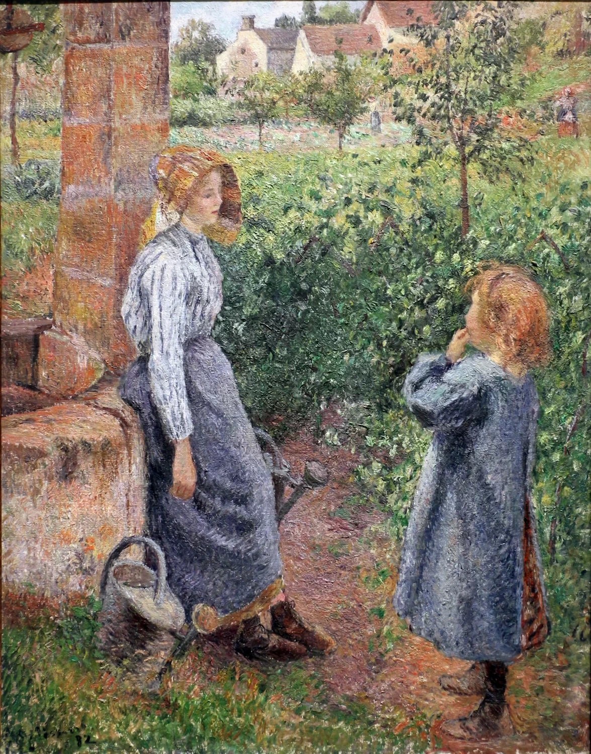 Donna e bambino presso un pozzo, 1882 - Art Institute of Chicago